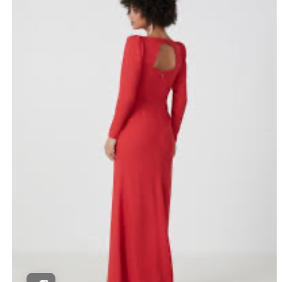 NWT red BCBGMaxAzria gown - Picture 5 of 14